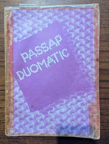Passap duomatic knitting - passap,
