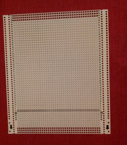 Passap blank punchcard deco - blank,