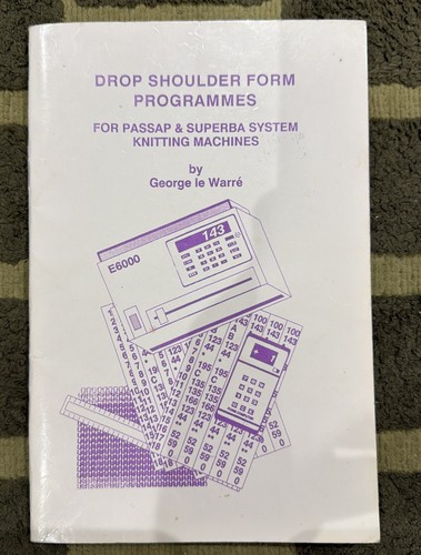 Drop shoulder form programmes - shoulder,