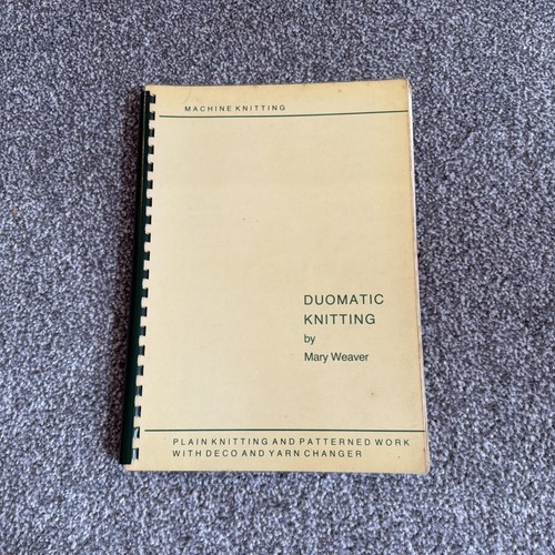 The passap duomatic knitting - passap,